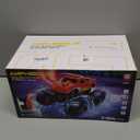 Waterproof RC Cars - 1:16 Monster Remote Control Truck, Christmas Birthday Gifts for Boys 8-12, 4WD All Terrain Off-Road RC Truck, Amphibious Pickup Toys for 8 9 10 11 12 Year Old, Orange