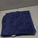 Premium Wash Cloths Set, 12 by 12 Inches, 100% Cotton Ring Spun, Highly Absorbent and Soft Feel Essential Washcloths for Bathroom, Spa, Gym, and Face, Navy Blue (Pack of 5)