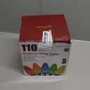 C9-Christmas-Lights-Outdoor,88FT 110LED String Lights with 8 Lighting Mode,Waterproof Connectable UL Certified Warm White C9-Led-Christmas-Light-Decorations for House Yard Patio Roof Garden Decor