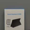 for iPad 11/10th Generation Case with Keyboard,Backlit Detachable Bluetooth Keyboard case for iPad A16 2025 11 inch/10th Gen 2022 10.9 with Pencil Holder, Square Keycaps,Black-B