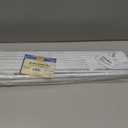 Yafa Home Fashion Durable Double Standard White Adjustable Curtain Rod Hardware Included (White, 66"-128")