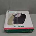 Adamson A27 Oversize Scales for Body Weight - Up to 350 lb - New - Anti-Skid Rubber Surface Extra Large Numbers - High Precision Bathroom Scale Analog - Durable with 20-Year Assurance (White)