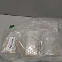 Set of 4 Square Glass Jars with Bamboo Lids and Spoons Airtight 27 oz Borosilicate Glass Food Storage Containers with 132 Kitchen Pantry Labels for Coffee, Tea, Sugar