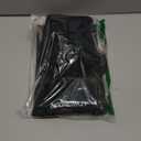 Airplane Foot Hammock, No Collapse Foot Rest for Plane Travel with Extended Adjustment Strap, Portable Desk Foot Hammock with Thickened Foam, Foot Sling Travel Essentials to Relax Your Feet (1 Pc Black)