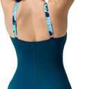 Speedo Women's Endurance+ Color Top One Piece Swimsuit, size 14