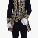 Victorian Rococo Costume 18th Century King Prince Cosplay Suit Men's Halloween Costume
M