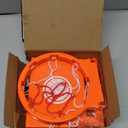 Bath Toys - Bathtub Basketball Hoop for Kids, Toddlers - Suction Cup Basketball Hoop and 4 Soft and No Hole Balls - Baby & Toddler Mini Basketball Hoop - Boys & Girls (Orange 4 Balls (With Stripes))