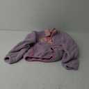 Yanekop Womens Fuzzy Fleece Pullover Sherpa Sweatshirt Long Sleeve Button Down Sweater Jacket with Pockets (Medium, Purple Pink)