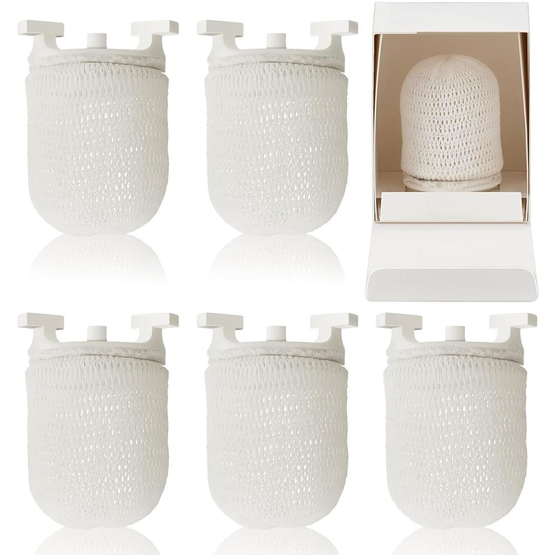 6 Pcs Gas Light Preformed Mantle Gas Lamp Mantles Gaslight Mantles Pre Formed Gaslight Mantel for Indoor Outdoor Gaslamp, White