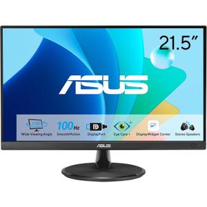 ASUS 22 Eye Care Monitor (VP229QF) 100Hz, IPS, Full HD, 99% sRGB, Frameless, Adaptive-Sync, DisplayPort, HDMI, Low Blue Light, Flicker Free, Wall Mountable