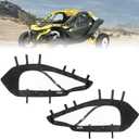 KEMIMOTO Maverick R Soft Upper Doors Compatible with Can-Am Maverick R 2024 2025, Enclosures New Zippers Water-Resistant Soft UTV Cab Enclosure Upper Windows Replace #715007182, 715007372