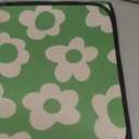 Vintage Groovy Flowers Car Floor Mats Set of 4 Universal Fit for Suvs Sedans Trucks Cars Set of 4 Auto Floor Carpets Rugs Non Slip