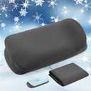 Hahafelt Cooling Cervical Neck Pillowcase for Pain Relief (Only Pillowcase) Ergonomic Pillow Cover with Zipper Breathable Contour Memory Foam Pillow Cover for Side Back Stomach Sleepers (Dark Gray)