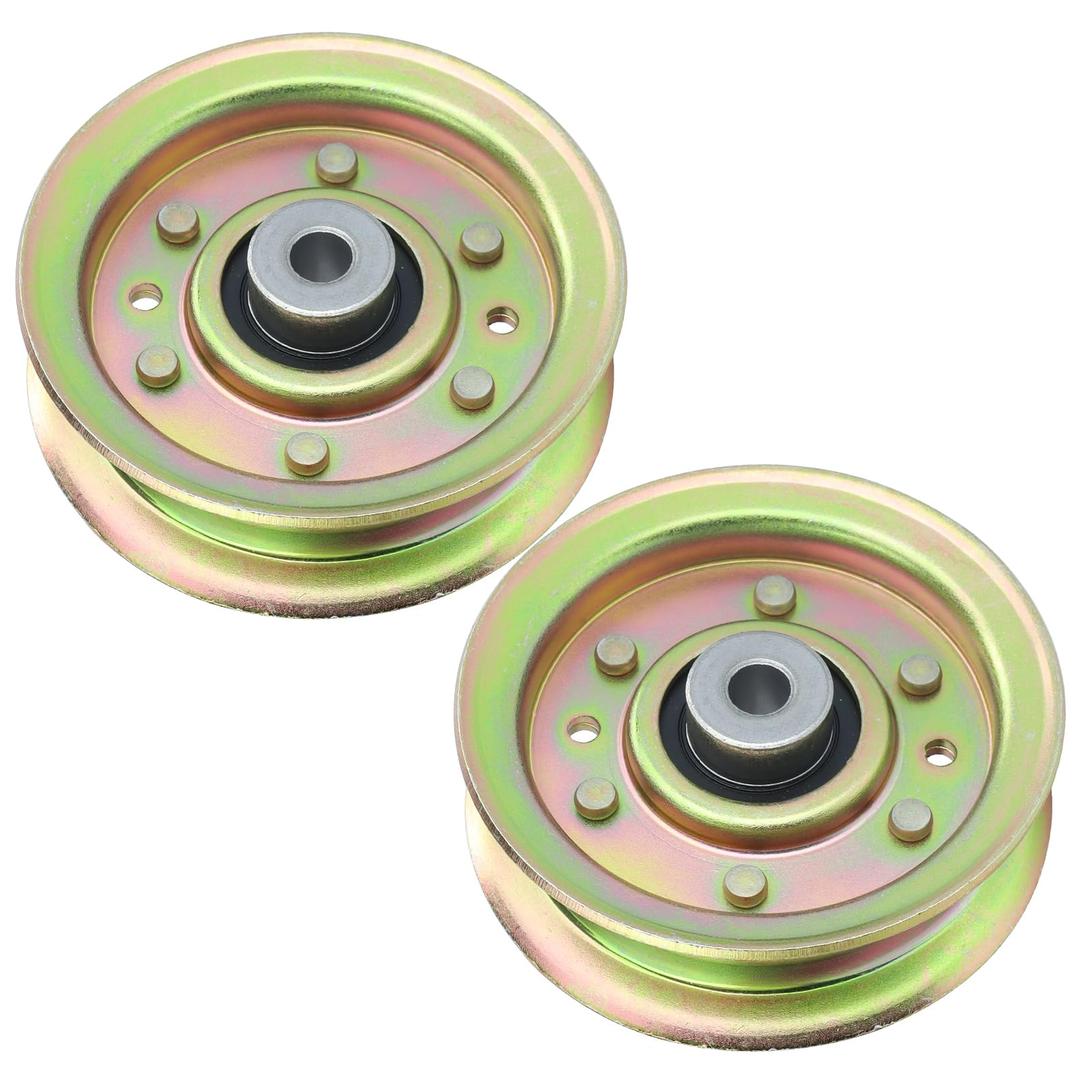 FULAIGE 2 Pack 131494 Idler Pulley Craftsman 42 Inch LT1000 LT2000 Mowers