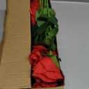 hailanbao Red Artificial Roses with Long Stems, 12Pcs Realistic Roses Artificial Flowers, Faux Roses | Bulk Fake Flowers for Home Decor, Wedding Party Table Centerpieces, DIY Bouquet