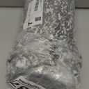 OLANLY Luxury Toilet Rugs U-Shaped 24x20, Extra Soft and Absorbent Microfiber Bathroom Rugs, Non-Slip Plush Shaggy Bath Mat, Machine Wash Dry, Contour Bathroom Mats for Toilet Base, Grey