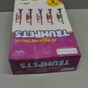 ArtCreativity 13 Inch Metallic Trumpets, Set of 5, Fun Plastic Musical Instruments Noise Makers for Parties and Events, Music Toys for Kids, Cool Birthday Party Favors for Boys and Girls