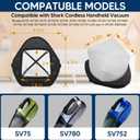 6 Pack Dust Cup Filters Replacement for Shark Cordless Hand Vac SV780 SV75Z SV728N SV726N, Compared to Part # XF769, XSB726N