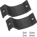Shower Door Towel Bar Bracket Parts for Bypass Towel Bar Bracket Nylon Clips Replacement - 2 Pack