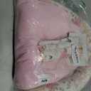 GFU Baby Car Seat Head Support for Newborn, 2 in 1 Infant Car Seat Head Body Support with Strap Pads, Soft Stroller Cushion Pillow Insert for Girls, Fits for Stroller, Swing, Pink Floral