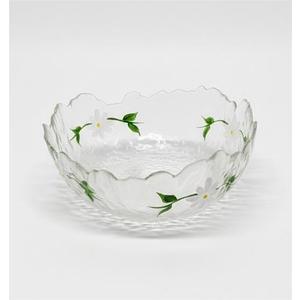 Glass Flower Bowl