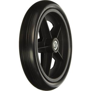 Karman Healthcare Caster with 5/16 inch Bearing, Black, 8 inch X 1 inch, 1 Pound