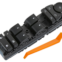 ZAPOSTS Power Window Switch Fits for Chevy Silverado Avalanche 20072013,Suburban Tahoe for GMC Sierra Yukon XL 1500 2500 3500 for Cadilla Escalade 20072014.OEM 20835553.Left Driver Contro Switch