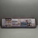 Helsin 3 Tier Industrial Pipe Shelf Rustic Wood Floating Shelves,Wall Display Bookshelf,Storage Rack Sundries Holder for Kitchen Office Bathroom Organization and Home Decor (32inch) (1set)