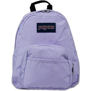 JanSport Half Pint Mini Backpack, 10.2 L - Durable Mini Bag Purse with Adjustable Shoulder Straps, Single Main Compartment, Zippered Stash Pocket, Pastel Lilac