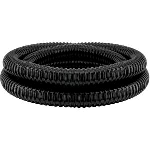 1" Dia. Corrugated Pond Tubing 1-Inch ID, 3.9 FT Length, Black PVC Kinkproof Strong Flex Tubing (1 INCH ID - 3.9FT)
