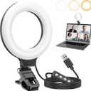 Ring Light for Video Conference Lighting,360Adjustable,Portable LED Video Conference Lighting for Monitor, Laptop & Desktop Computer, Streaming Light for Zoom Meetings, Selfie Makeup, Video Calls