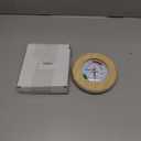 Pine Wood Sauna Thermometer and Hygrometer, Dual Temperature Humidity Gauge 70–250°F & 0–100% RH, Integrated Color-Zone Dial with Glass Cover, Wall-Mount Design for Home Sauna Rooms