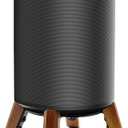 Real Wood Stand Compatible for Sonos Era 100 Speaker,Tripod Desk Mount for Better Speaker Sound, Stable Sturdy Wooden Holder for sonos era100 Alexa Enabled Smart Speaker (Walnut)