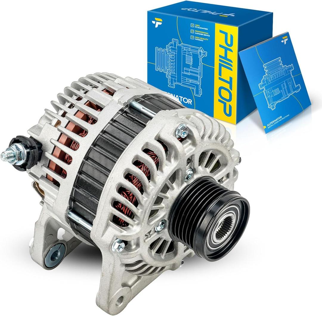 PHILTOP New Alternator Replacement for 2013-2018 Nissan Altima 2.5L L4 11657N