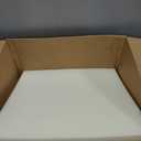 Frienda 2 Pack 3" x 24" x 24"Upholstery High Density Foam Cushion Replacement Square Cut to Size Foam Couch for Chair Couches Padding Shipping Packing DIY Cosplay Projects(White)