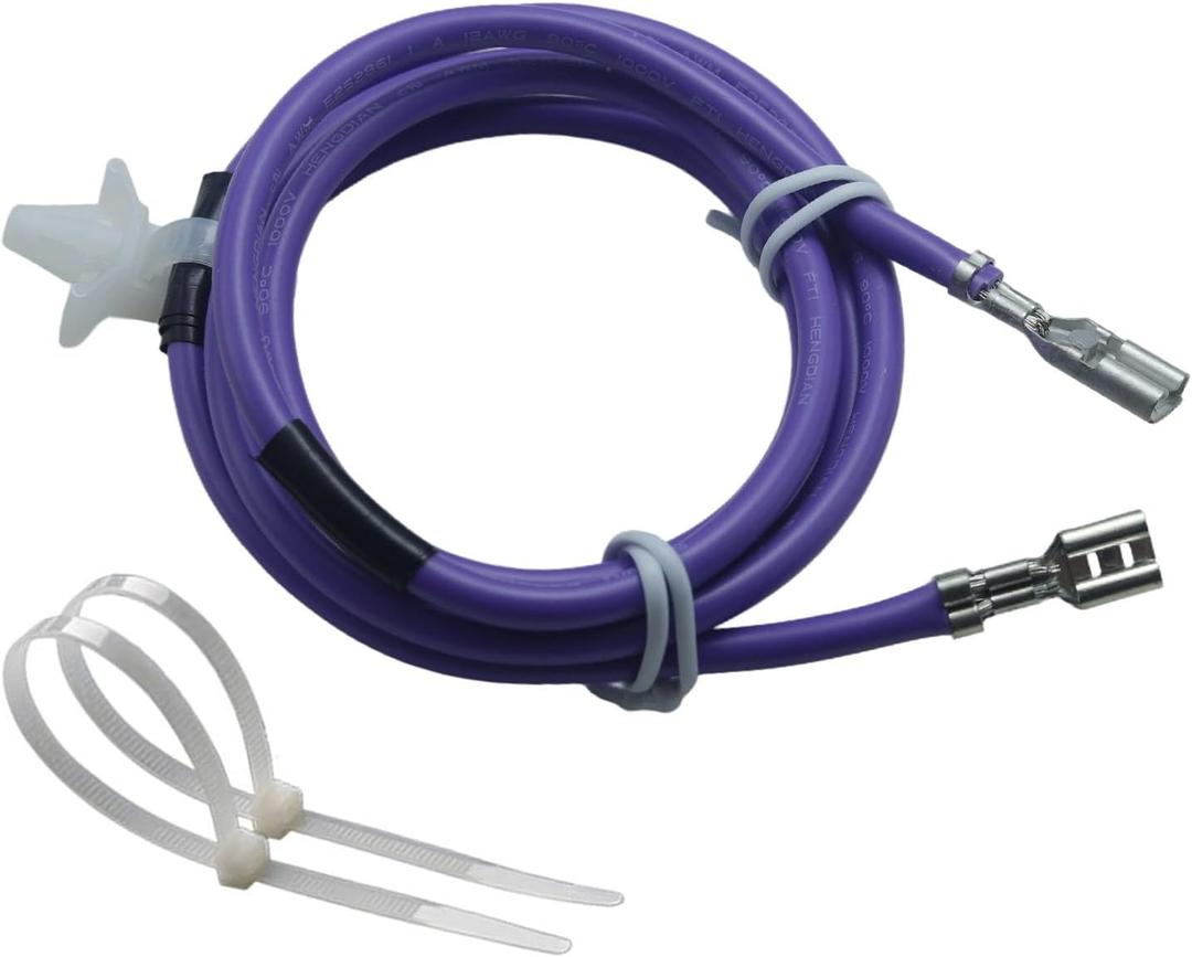 WE49X37037 Dryer Heater Wire Repair Kit Compatible with GE & Hotpoint Dryers Replaces WE49X32946 AP7217217 PS17137283 EAP17137283 For GE WE49X37037 Dryer Heater