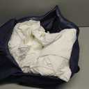 LOVQUE 100% Washed Cotton Duvet Cover Twin Size, Linen-Like Textured White Fade-Resistant Natural Bedding Set (No Comforter), 68x90 Inches