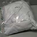 sancua 2 Pack White Tablecloth 60 x 102 Inch, Rectangle 6 Feet Table Cloth - Stain and Wrinkle Resistant Washable Polyester Table Cover for Dining Tables, Buffet Parties and Camping