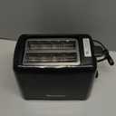 Elite Gourmet ECT1027B Cool Touch Toaster with 6 Temperature Settings & Extra Wide 1.25" Slots for Bagels, Waffles, Specialty Breads, Puff Pastry, Snacks, ETL Certified, 2 Slices, Black