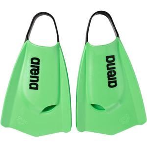 Arena Unisex Adult Powerfin Pro II Swim Training Fins Men and Women Silicone Short Blade Flippers Left-Right Customized, Sizes 42-43