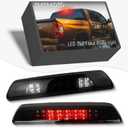 Smoked Lens LED 3rd Third Brake Light Replacement for Toyota Tundra 2007-2020 Pickup Trucks,Roof Cargo Light Center High Mount Stop Lamp Smoked Lens Assembly