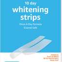 Amazon Basics 10 Day Teeth Whitening Strips Kit, 10 Treatments, 1-Pack (Previously Solimo)