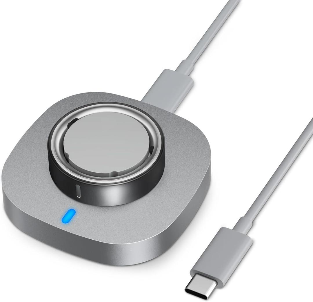 Compatible with Oura Ring Gen 4 Charger Size 11, Fast Charging Dock with USB-C Cable