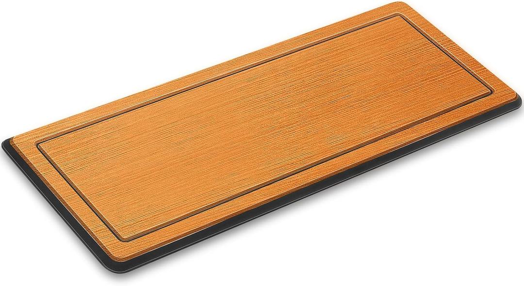 DaisyInner 20mm Thick Helm Station Pad with Adhesive Backing Non Slip Boat Standing Mat Anti Fatigue Boat Flooring Boat Helm Pad for RV Sea Deck Marine Decking Console, Grey, Black