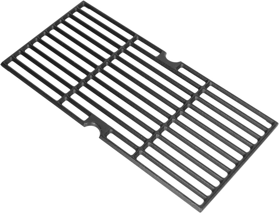 WELL GRILL 43 x 20.5 cm Cast Iron Cooking Grates Accessories for Enders Monroe 3 Pro, Enders Boston 3, Charbroil 463343015 463370516 463370719, Broil King, Landmann, Kenmore Gas Grill