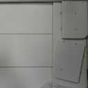 Washer Dryer Countertop, HDPE Laundry Countertop with Storage Shelf and Edge Rails-White