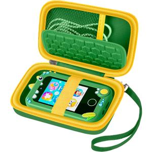 2 x ALKOO Kids Smartphone Case | AI Digital Camera Bag | for Luoba/for WEOLULI/for Joozfee/for VOGBY Learning Toys | Holder for Play Cell Phone Size Up to 5 in(L) * 2.7 in(W) | Over 7 Years Age (Green)