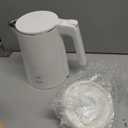 Electric Kettle 1.0L 1200W, 7 Temp Settings, 4H Keep-Warm, Fast-Boil Stainless Steel Electric Tea Kettle, 120V Water Boiler with Auto-Shut Off, Cool Touch PP Exterior for Home Office, White