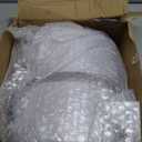 I00000 100 Gold Plastic Bowls, 12 oz White Disposable Bowls, Fancy Plastic Salad Bowl, Premium Heavy Duty Disposable Soup Bowl for Parties, Weddings, Dinners, Catering, Picnics