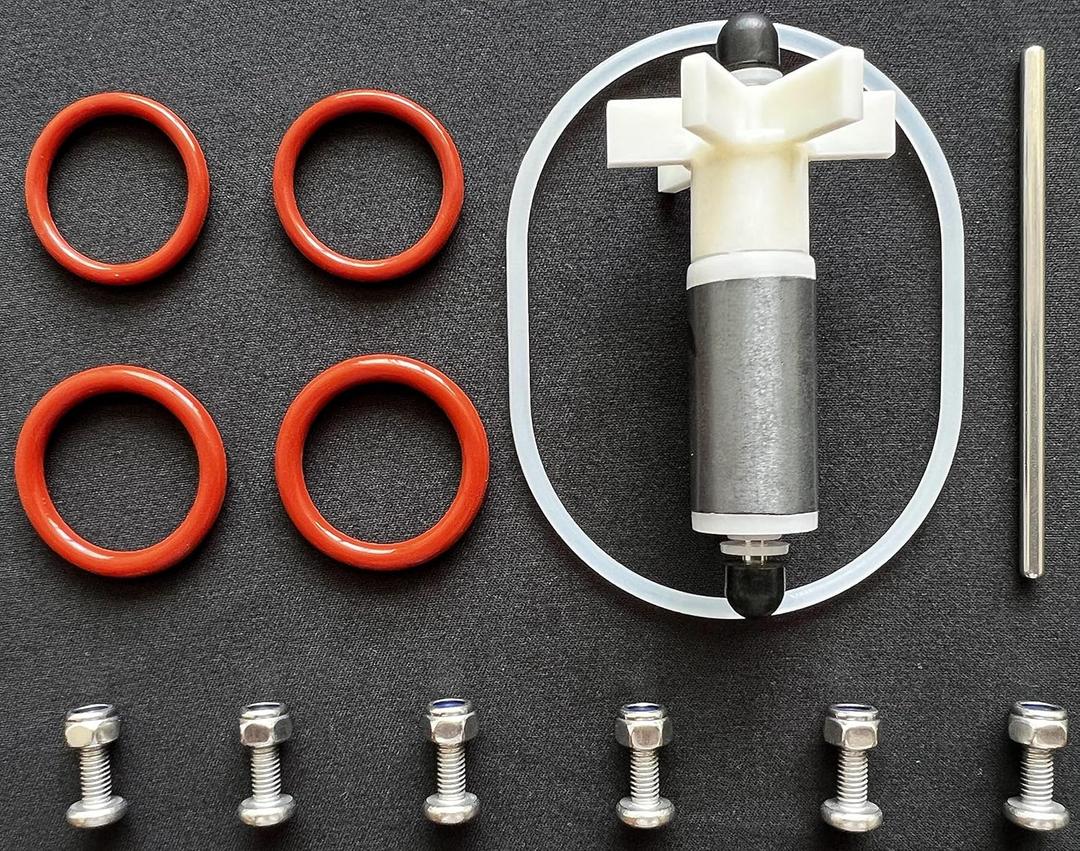 P4071 58113 Hot Tub Water Pump E02 Repair Kit for Coleman SaluSpa Lay-Z-Spa (w/Impeller & Shafts)